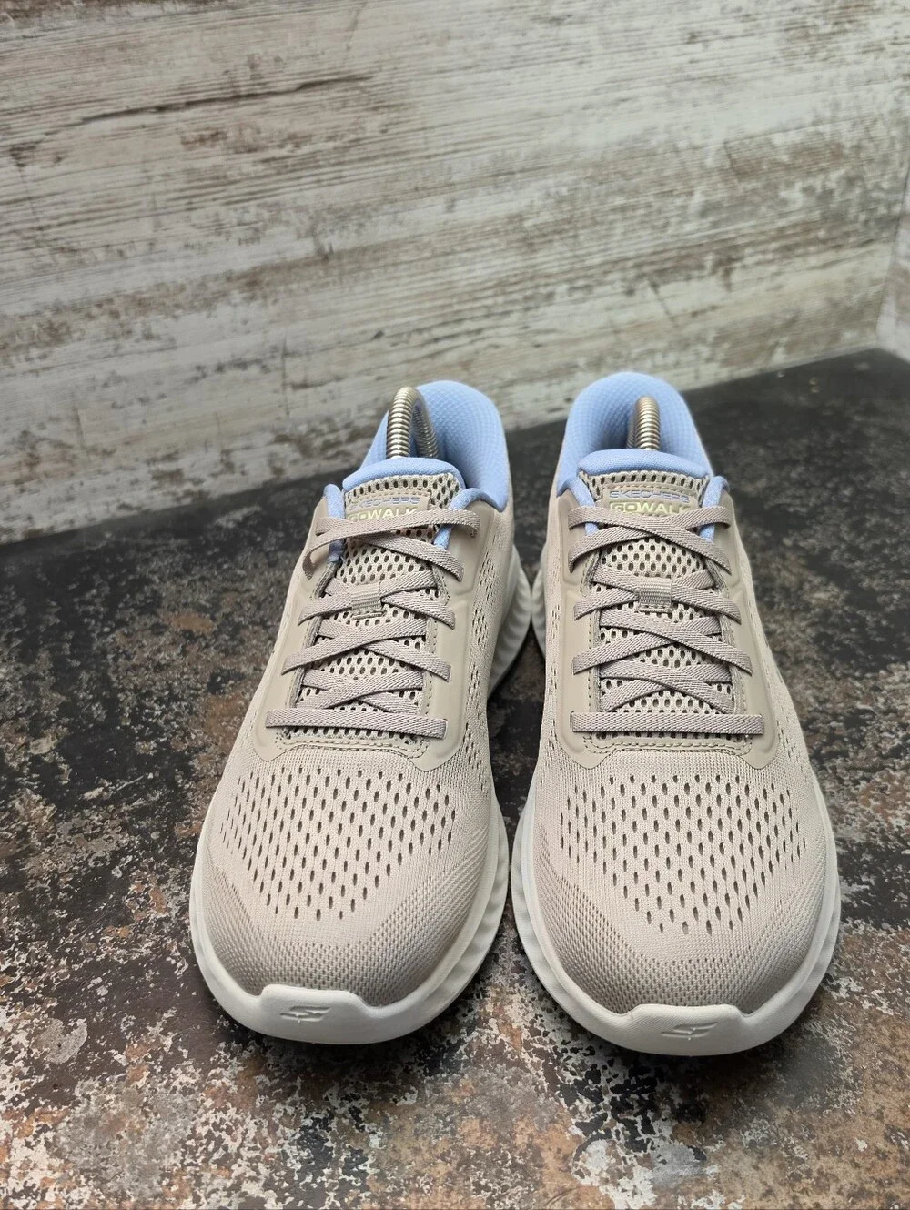 Wmns Skechers Go Walk Now Khloe Slip Ins Running Shoes Sz 9 Hands Free 125643 TP